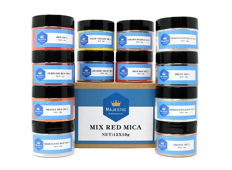 MAJESTIC Mix Red Mica Variety Set