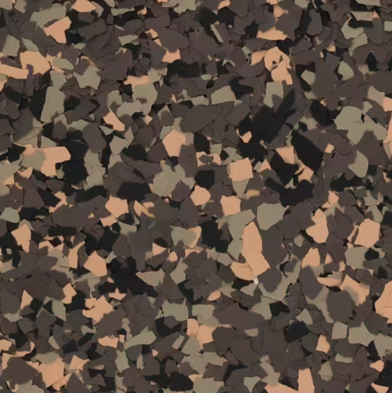 Vinyl Flake Chips 1/8 inch STOCKED COLOR BLENDS