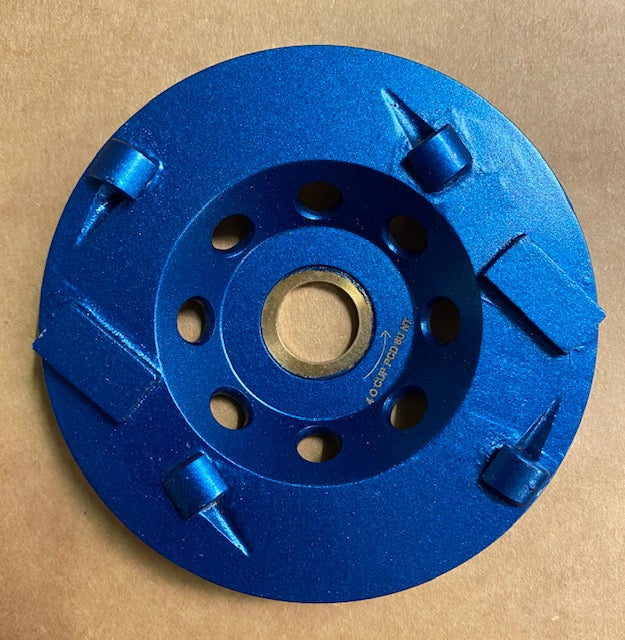 PCD Cup Wheel 4 Seg 4 Inch