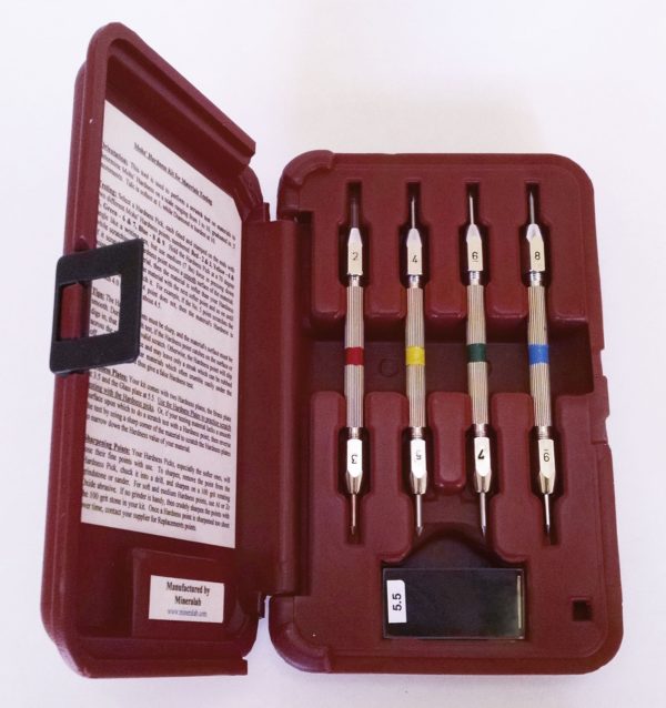 Mohs Concrete Hardness Test Kit Dominion Coatings Tools and Equipment