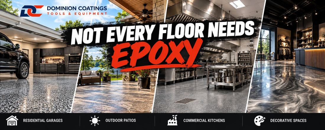 Not Every Floor Needs Epoxy: Choosing the Right Coating for the Job