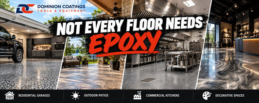 Not Every Floor Needs Epoxy: Choosing the Right Coating for the Job