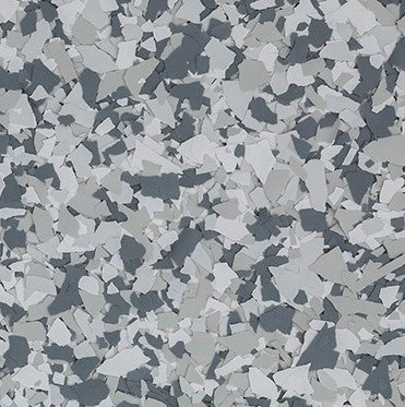 Vinyl Flake Chips 1/4 inch STOCKED COLOR BLENDS