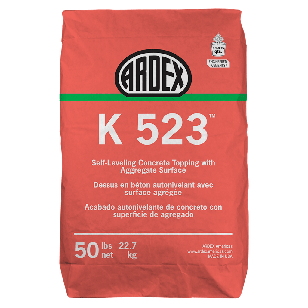 ARDEX K-523 Self Leveling Concrete Topping with Aggregate Surface