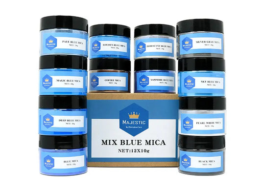 MAJESTIC Mix Blue Mica Variety Set