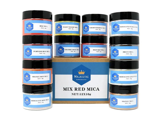 MAJESTIC Mix Red Mica Variety Set