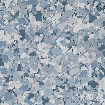 Vinyl Flake Chips 1/4 inch STOCKED COLOR BLENDS