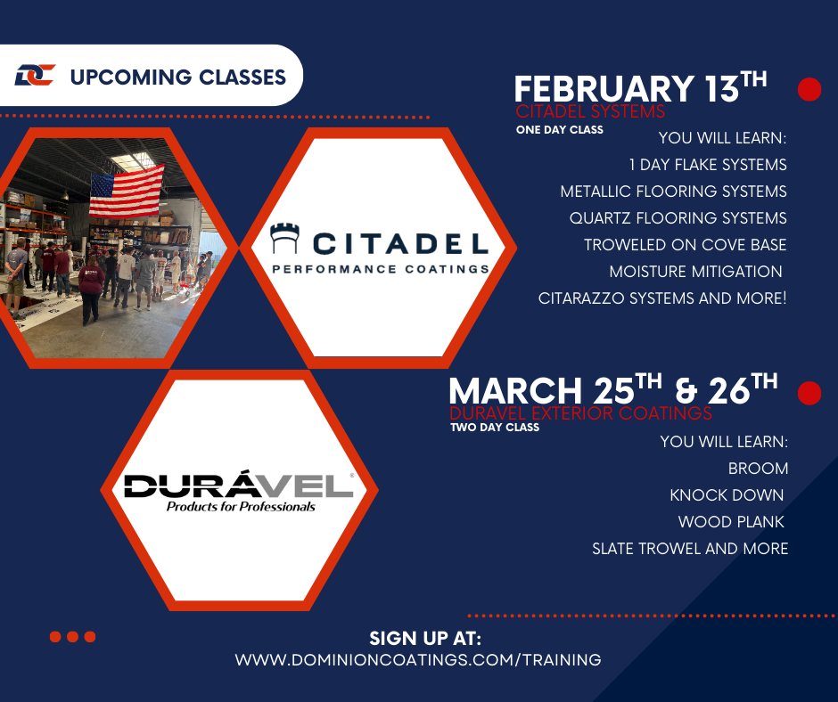 Upcoming Training Classes