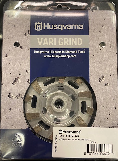 Husqvarna Vari Grind Cup Wheel 4 Inch Threaded
